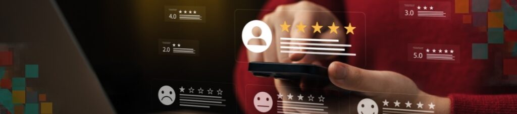 Reading online reviews