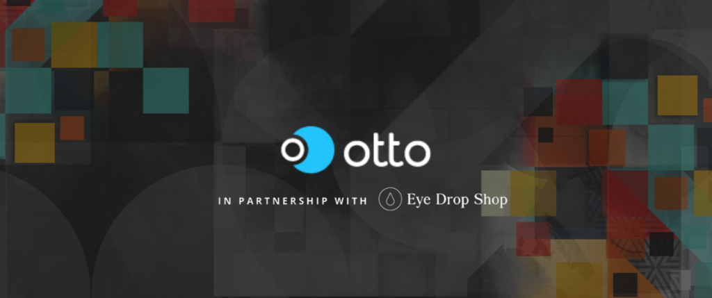 Image of the Otto Optics logo in partnership with Eye Drop Shop logo